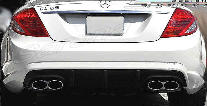 Custom Mercedes CL Rear Add-on  Coupe Rear Add-on Lip (2007 - 2014) - $290.00 (Part #MB-003-RA)